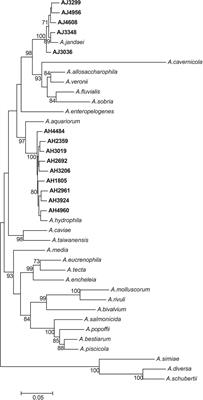 Prevalence and Genetic Analysis of Chromosomal mcr-3/7 in Aeromonas From U.S. Animal-Derived Samples